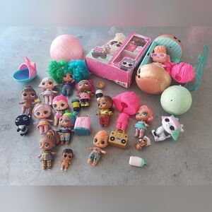 LOL Dolls Lot and accessories All that you see here